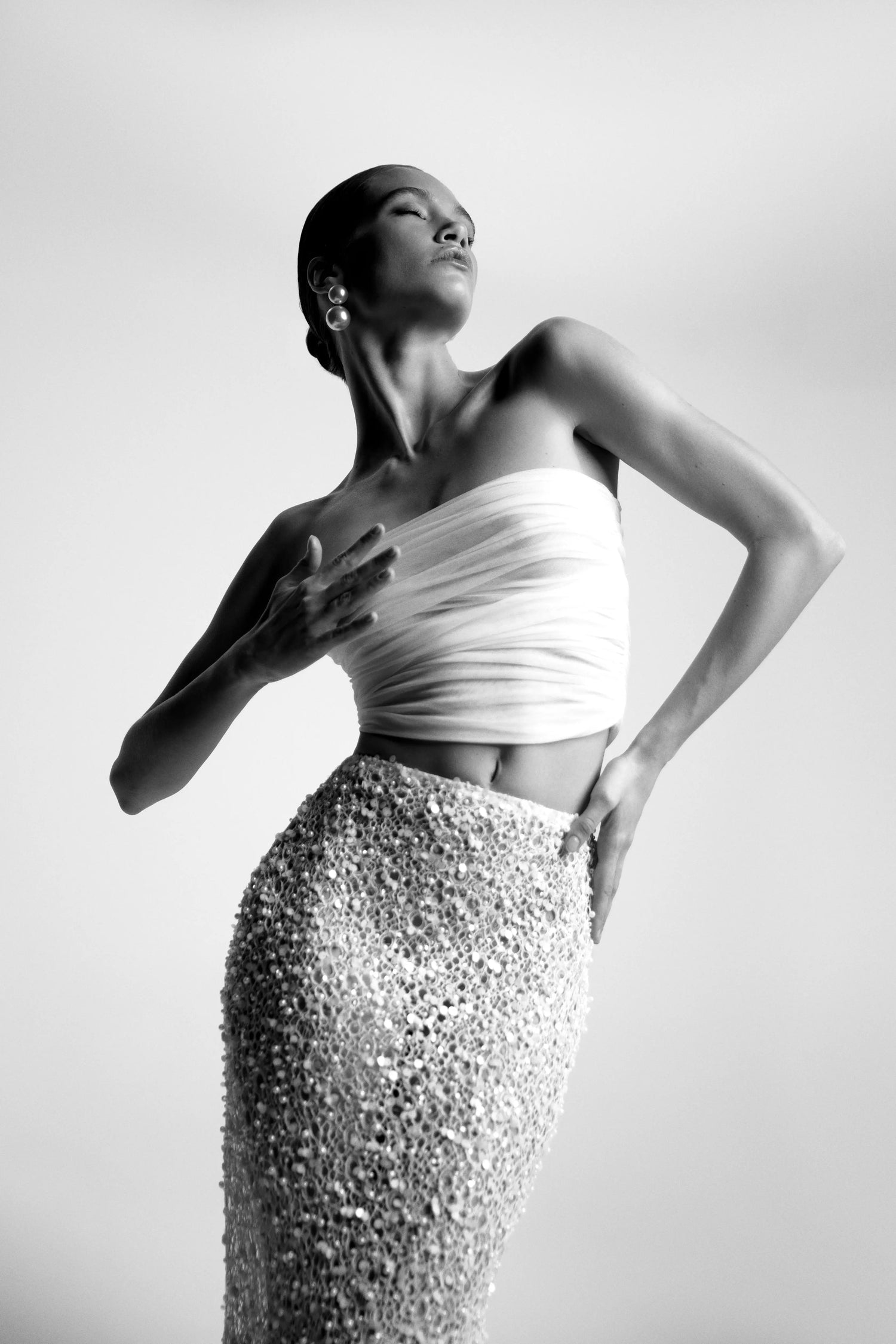 The Estella — Draped Linen Top - Autograph.wear