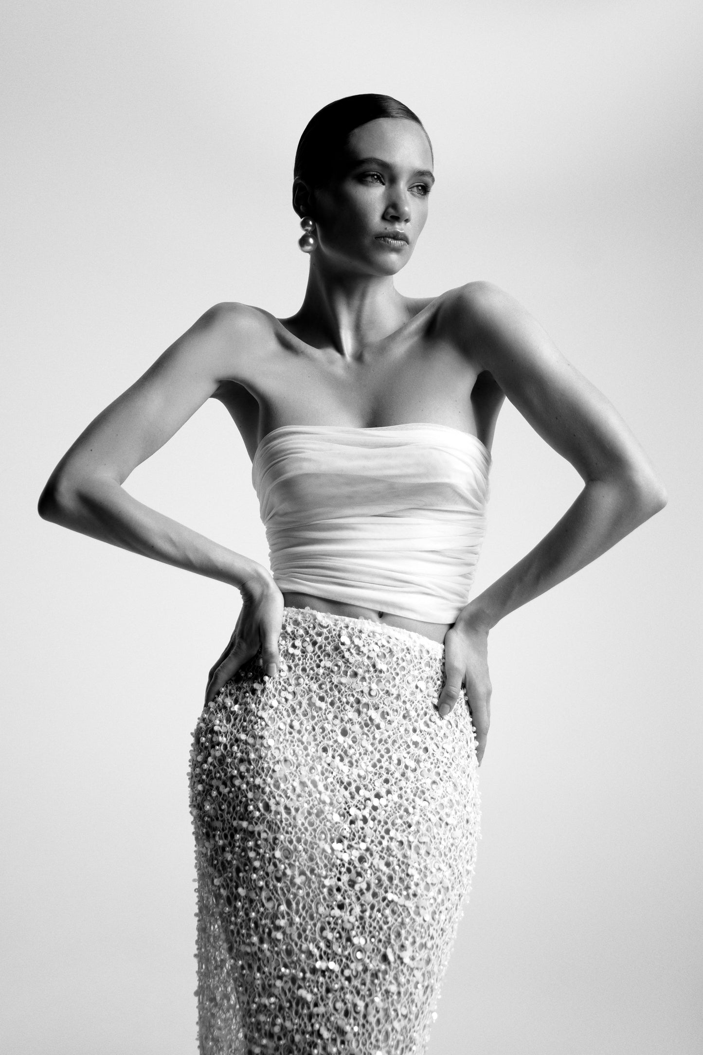 The Estella — Draped Linen Top