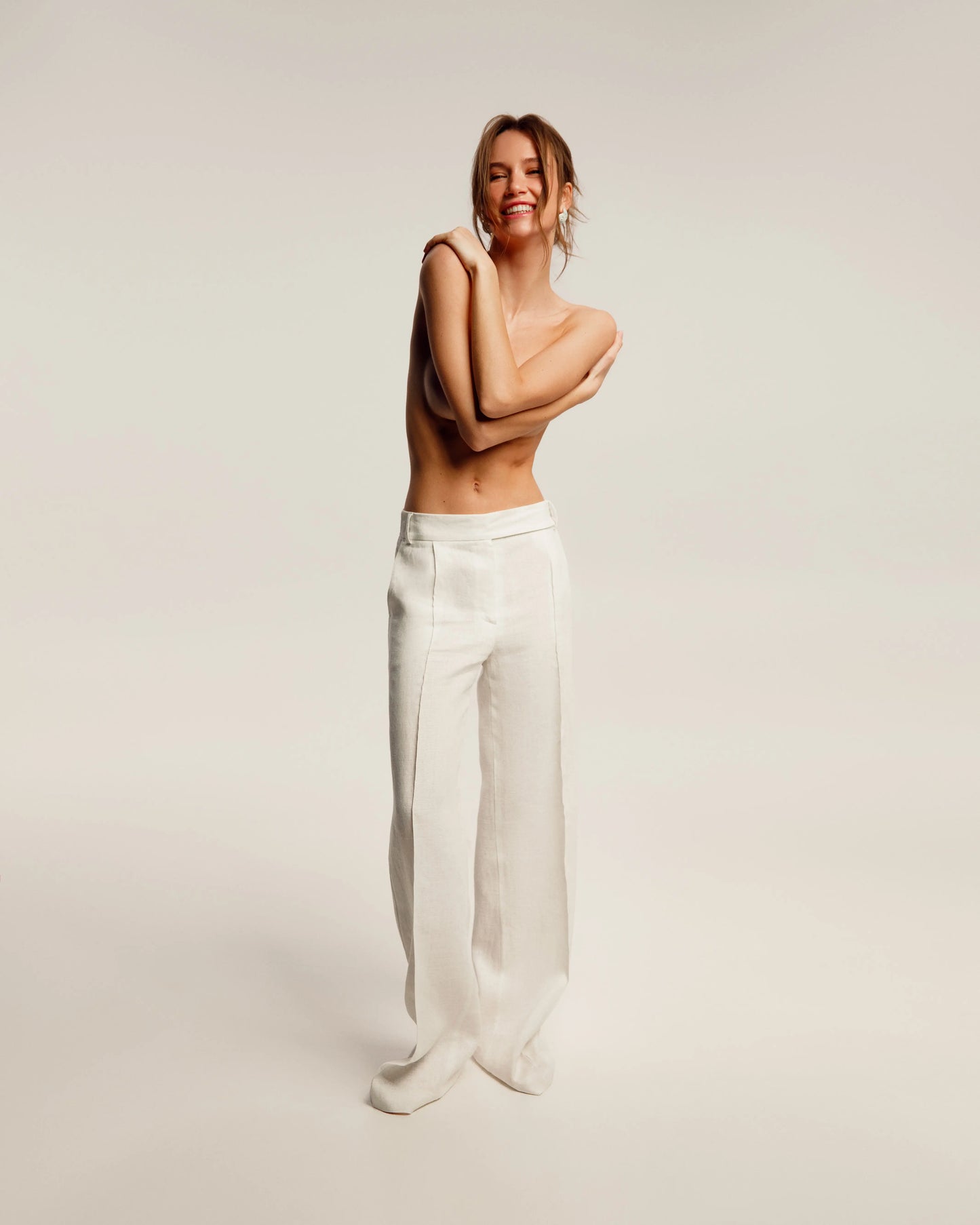 The Diva — Wide-Leg Linen Pants - Autograph.wear