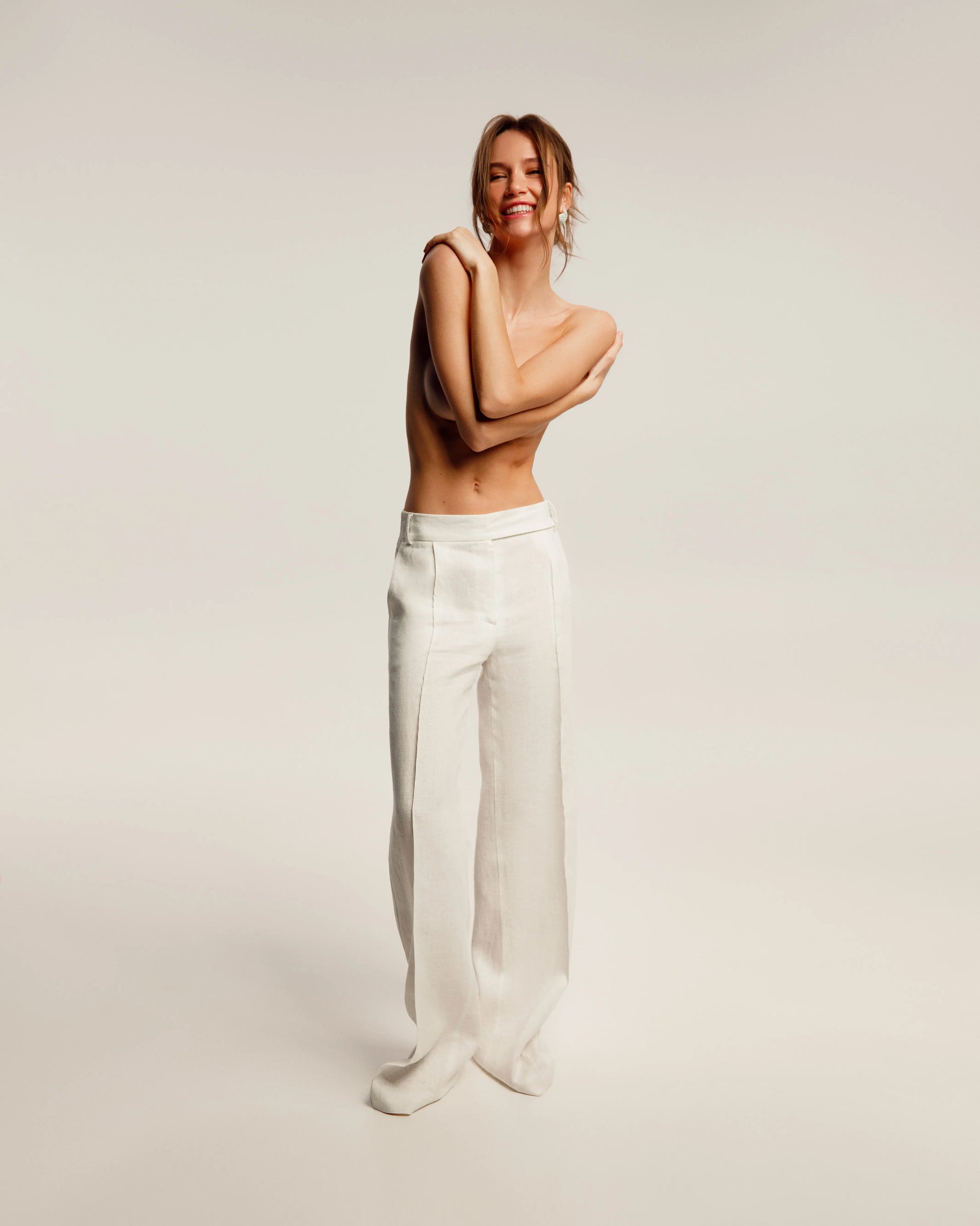 The Diva — Wide-Leg Linen Pants - Autograph.wear