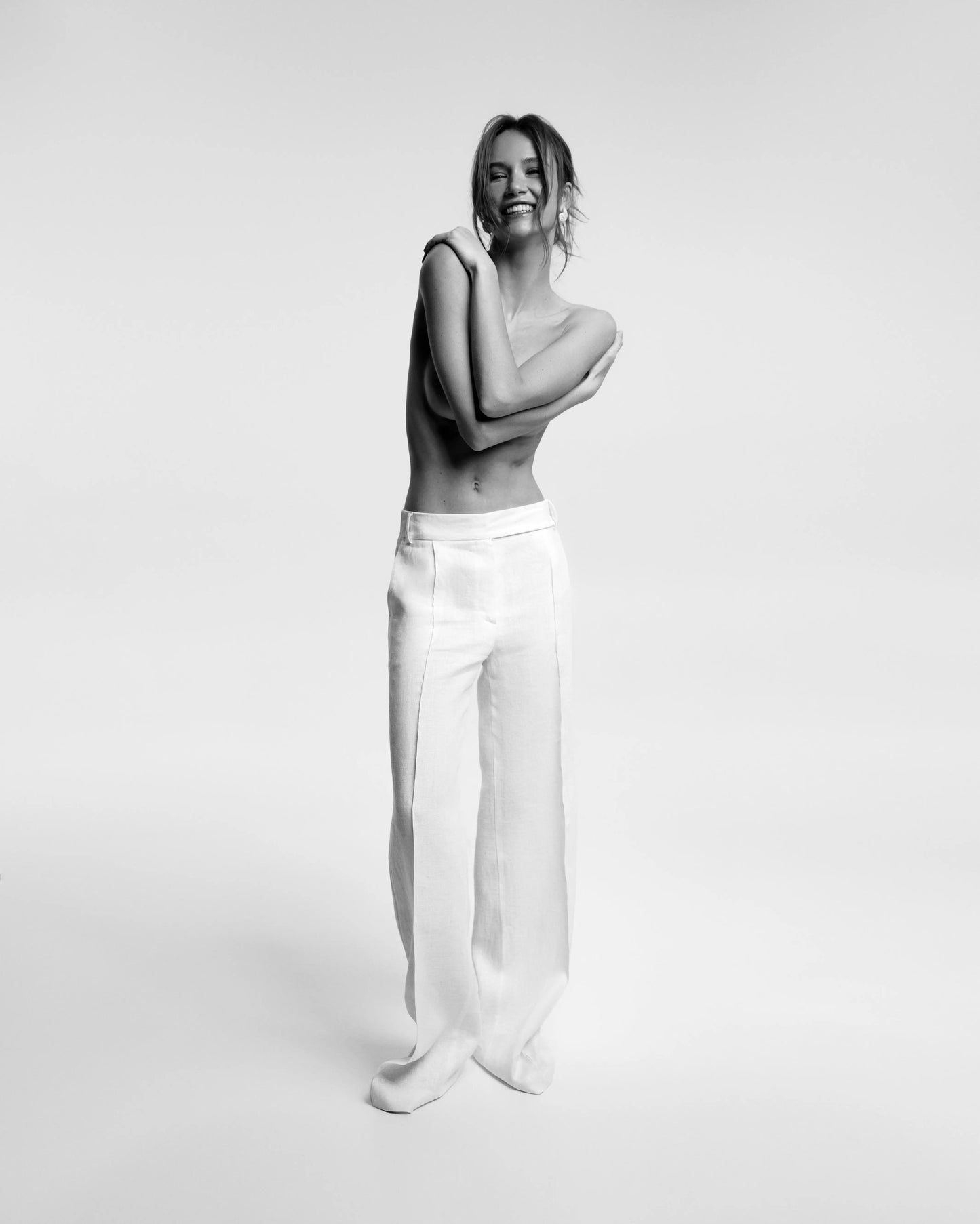The Diva — Wide-Leg Linen Pants - Autograph.wear