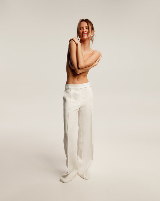 The Diva — Wide-Leg Linen Pants